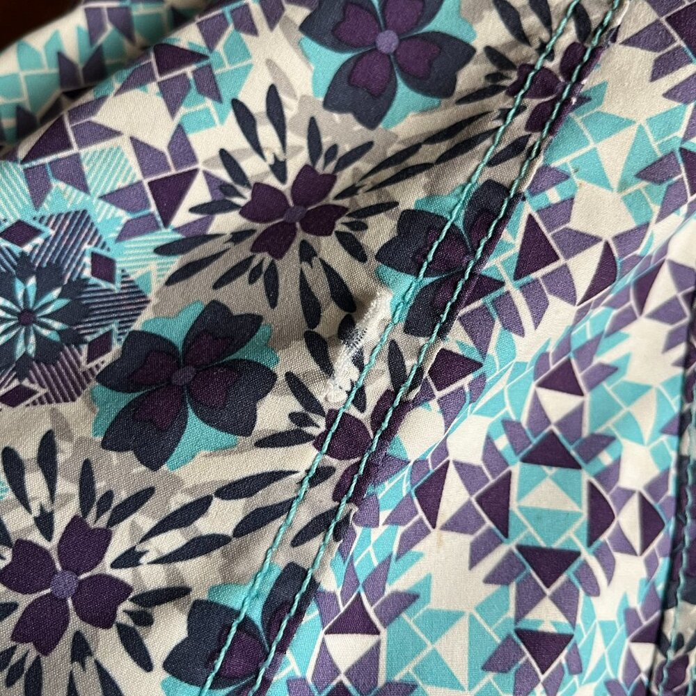 Athleta geo pattern twirl skort stains 6 - Picture 9 of 16